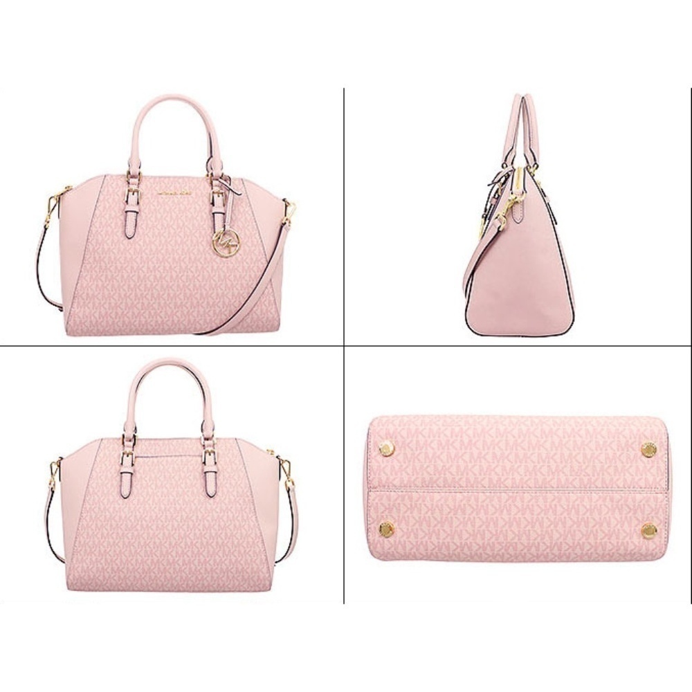 💕MICHAEL KORS💕 Ciara Large Leather Satchel Bag - Picture 2 of 8